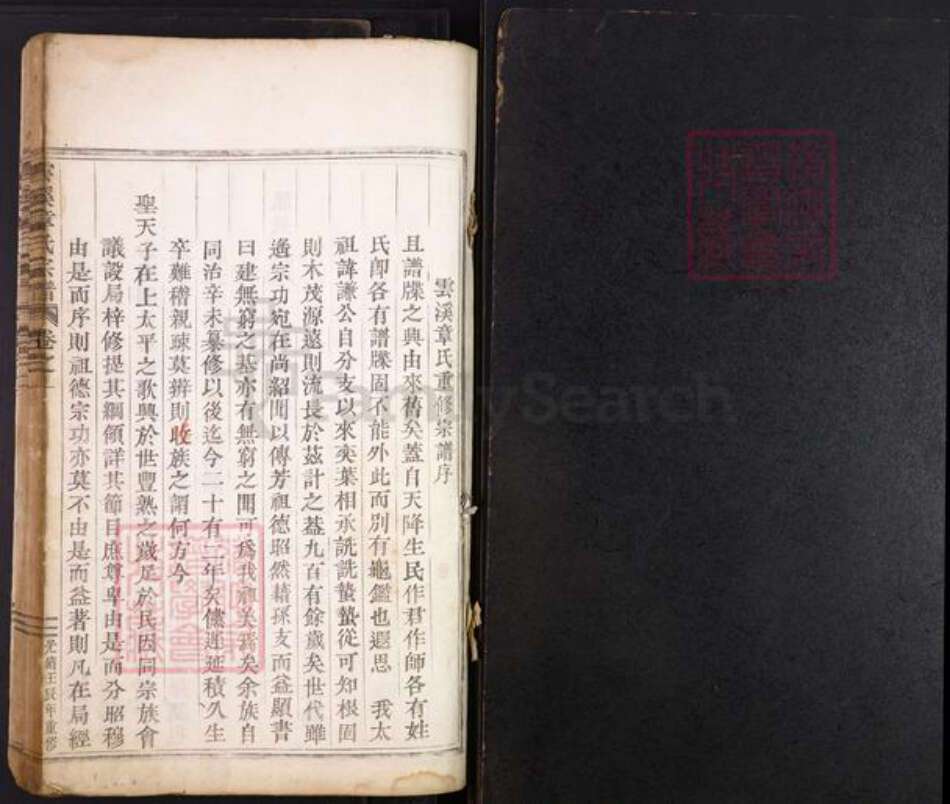 浙江省丽水市缙云县章氏族谱-云溪章氏宗谱.pdf电子版预览图1