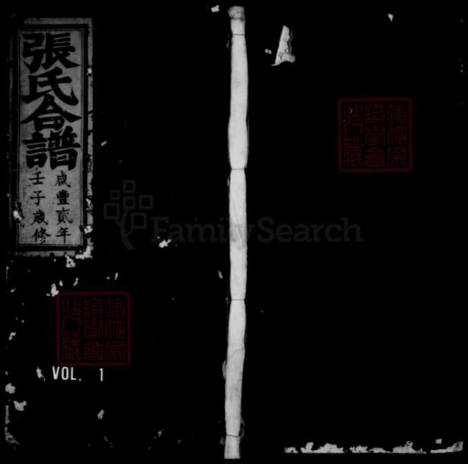 福建省龙岩市上杭县江西省宜春市万载县张氏孝友堂族谱-张氏合谱.pdf电子版预览图1