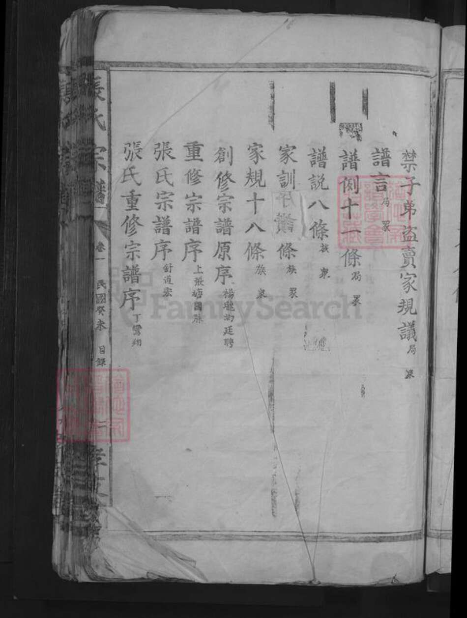 江西省九江市武宁县官莲乡张氏孝友堂族谱-张氏宗谱.pdf电子版预览图5