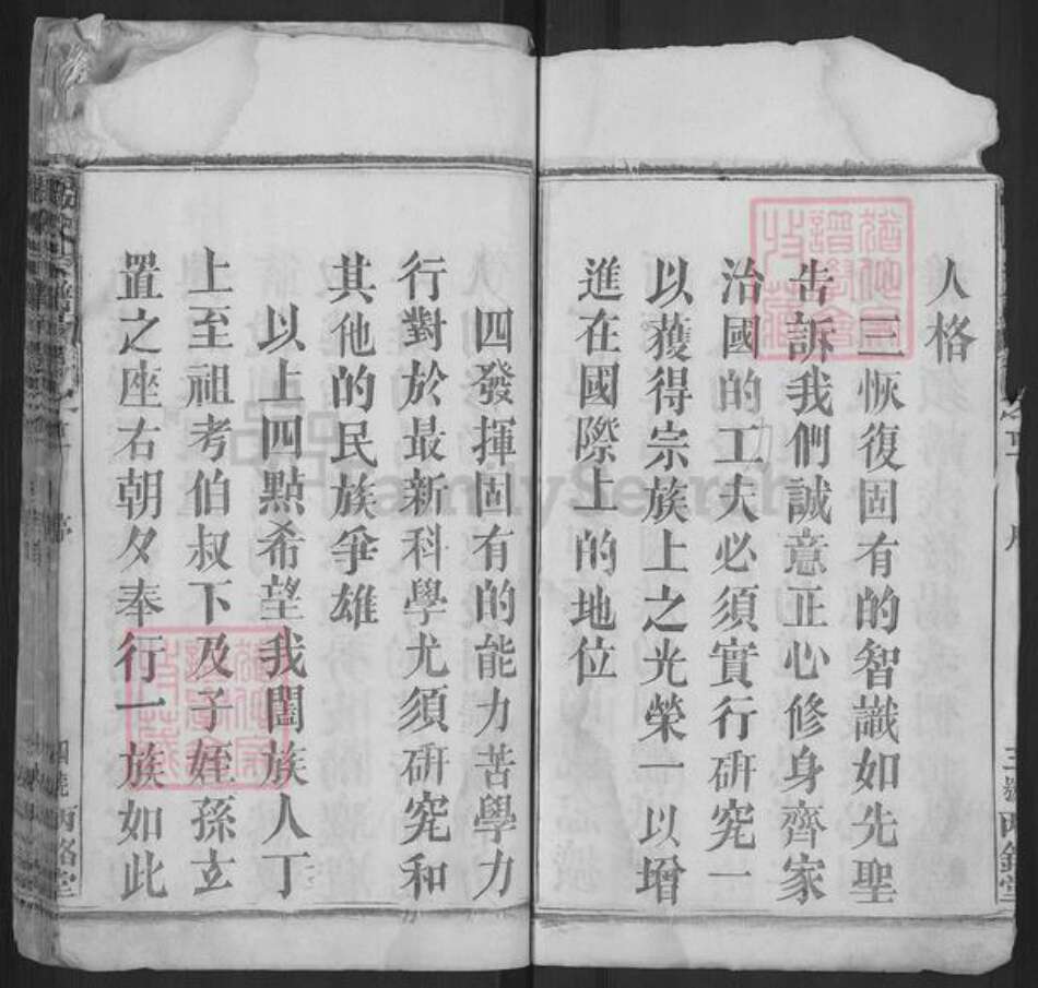 湖北省黄冈市浠水县清泉镇张氏丙铬堂族谱-鄂浠张氏宗谱.pdf电子版预览图4