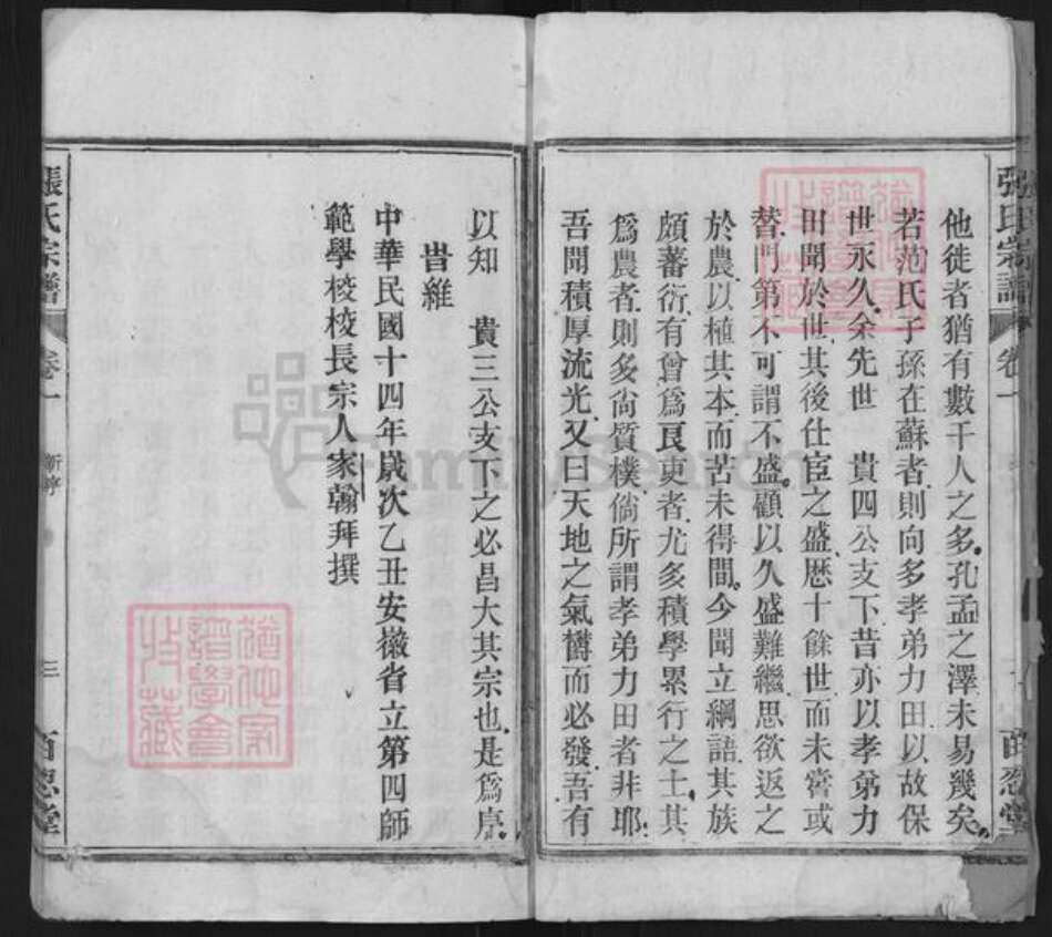 安徽省安庆市潜山市张氏百忍堂族谱-张氏家史.pdf电子版预览图3