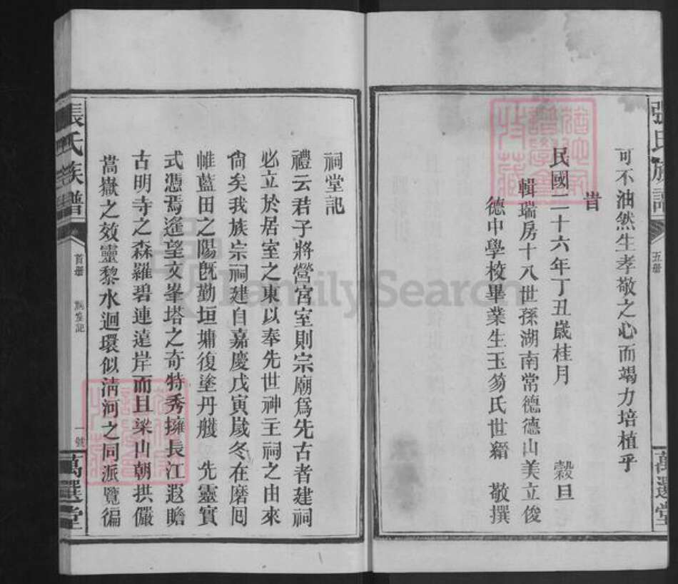 湖南省株洲市茶陵县张氏万选堂族谱-张氏族谱.pdf电子版预览图2