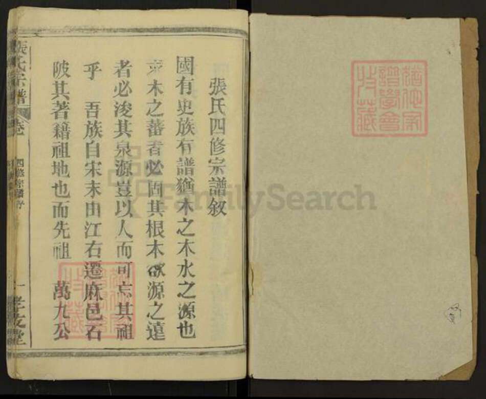 湖北省黄冈市麻城市龟山镇张氏孝友堂族谱-张氏族谱.pdf电子版预览图1