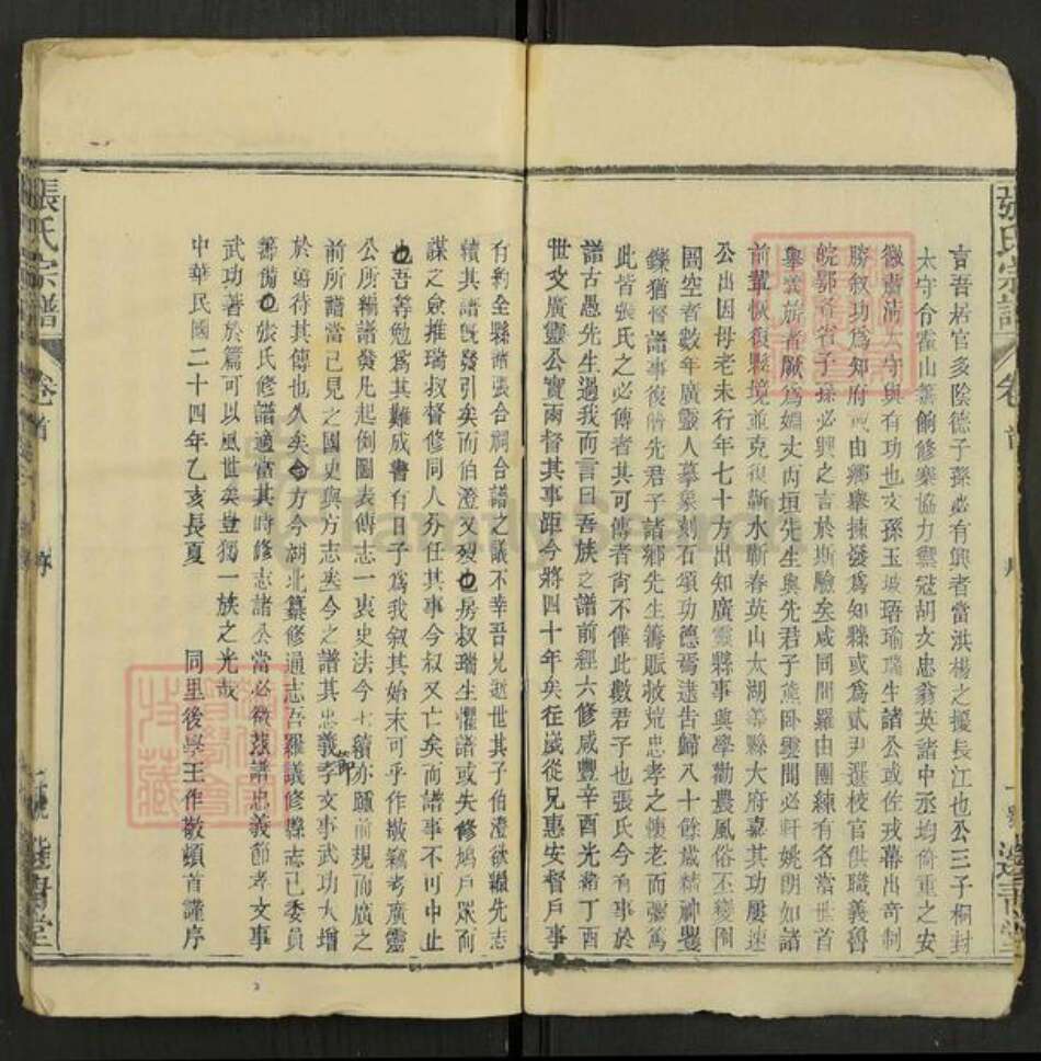 湖北省黄冈市罗田县平湖乡张氏选青堂族谱-张氏宗谱.pdf电子版预览图2