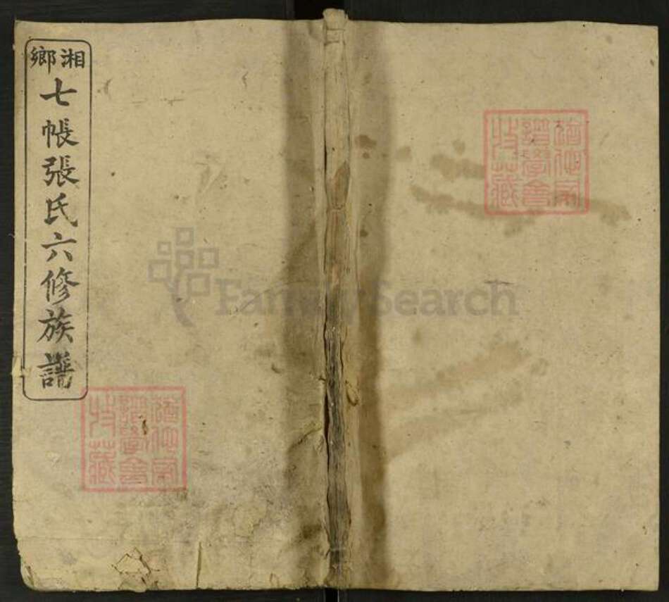 湖南省湘潭市湘乡市湘乡张氏百忍堂族谱-湘乡七帐张氏六修族谱.pdf电子版缩略图