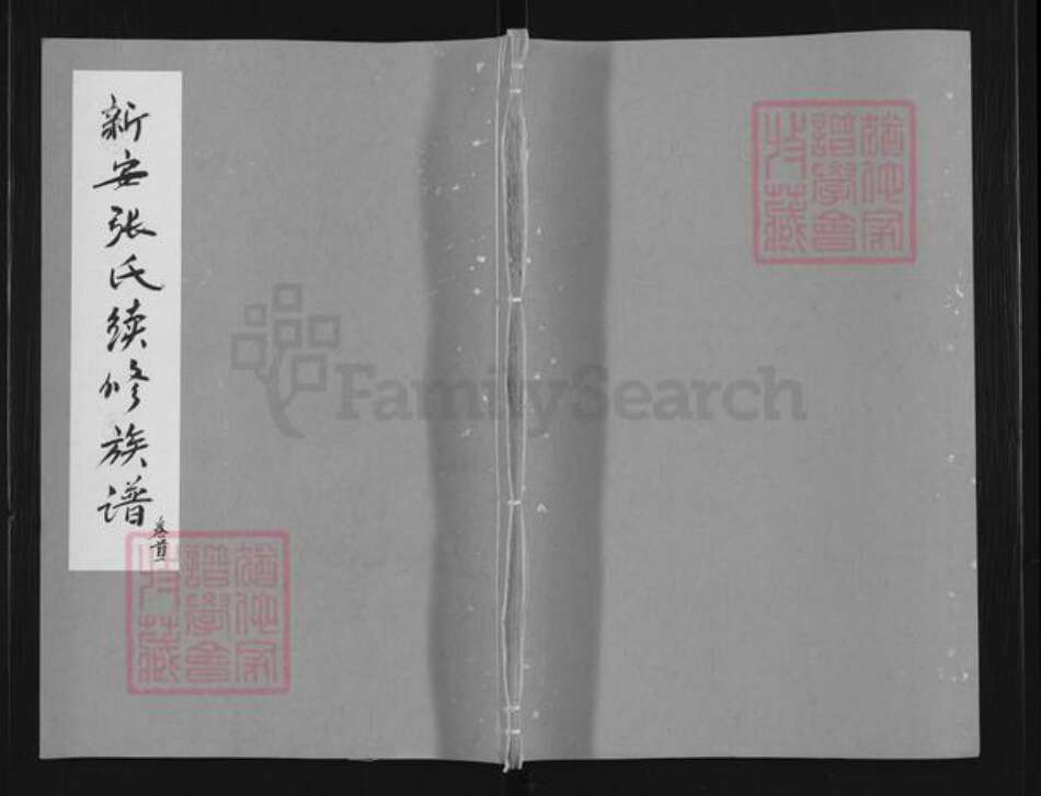 安徽省黄山市歙县张氏族谱-新安张氏续修族谱.pdf电子版缩略图