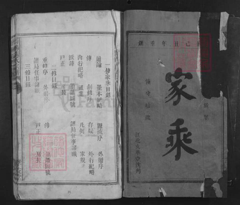 江西省九江市浔阳区张氏孝友堂族谱-张氏宗谱.pdf电子版预览图1