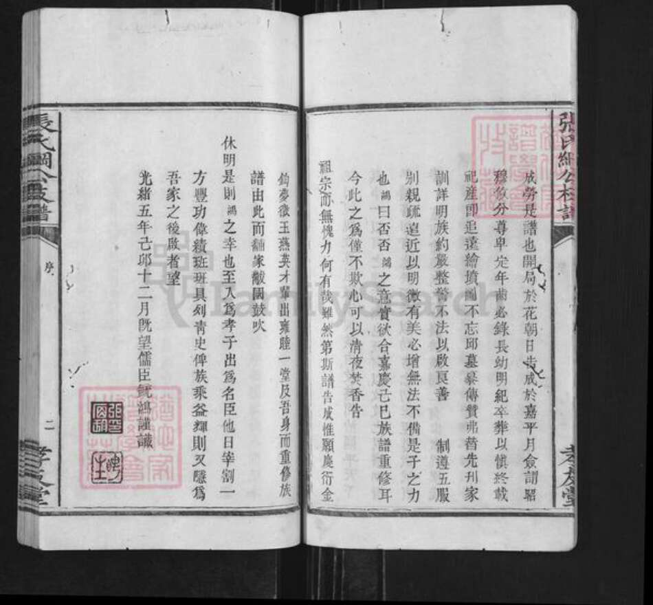 湖南省长沙市浏阳市沿溪镇张氏孝友堂族谱-张氏纲公枝谱.pdf电子版预览图4