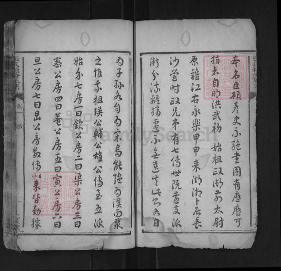 湖南省湘潭市湘潭县河口镇张氏三箧堂族谱-张氏续修族谱.pdf电子版预览图2