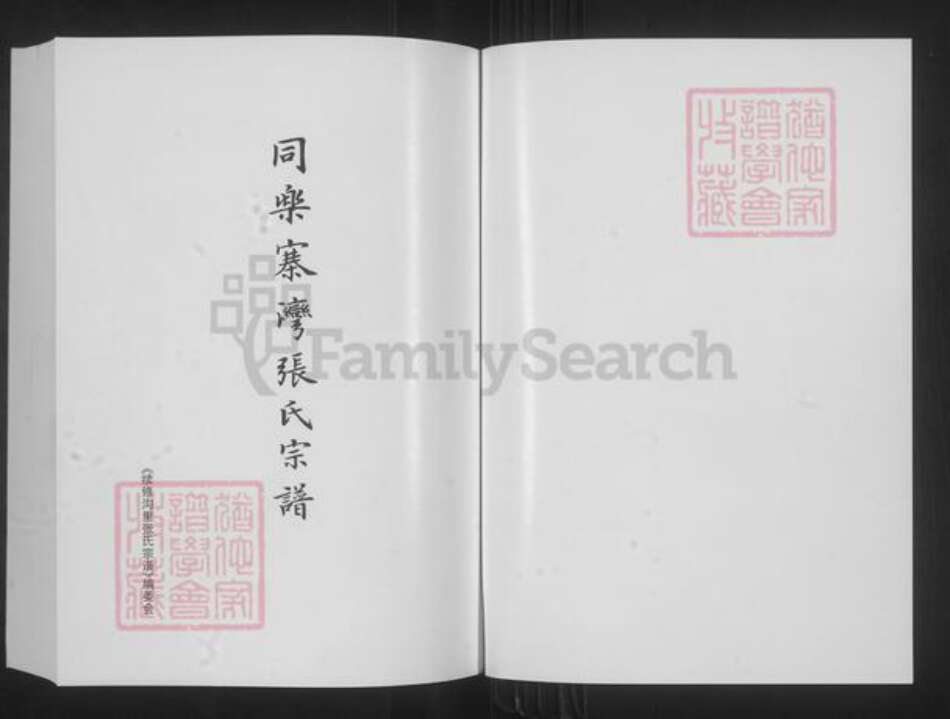 山西省忻州市原平市崞阳镇张氏族谱-同乐寨湾张氏宗谱.pdf电子版预览图1