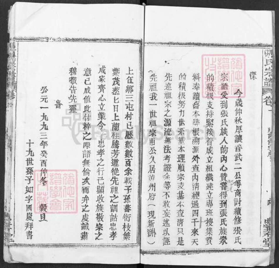 湖北省武汉市新洲区张氏忠孝堂族谱-张氏宗谱.pdf电子版预览图5