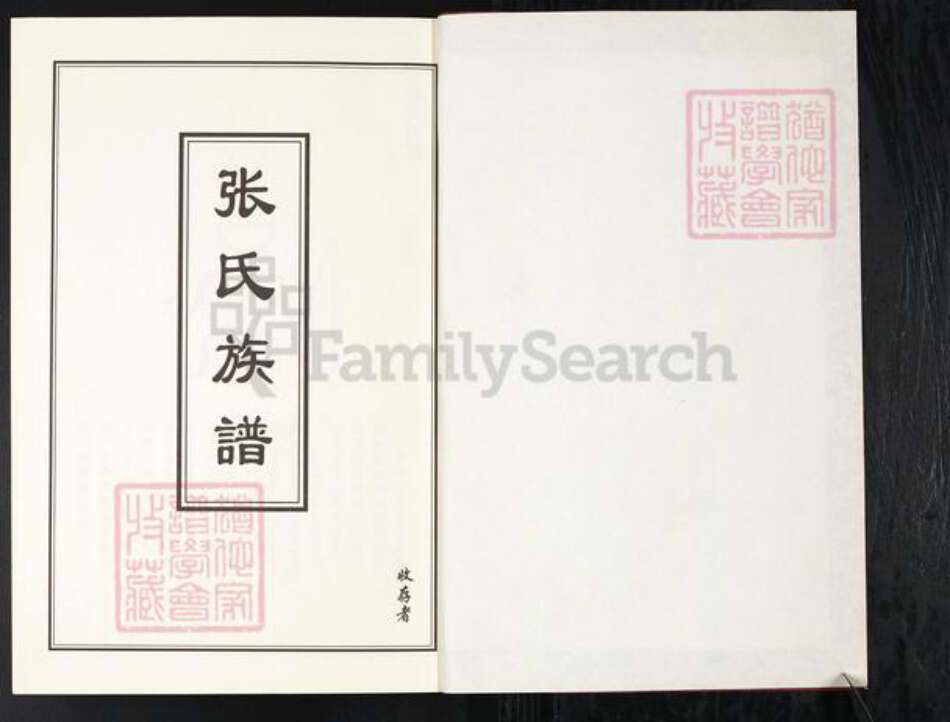 山东省青岛市张氏族谱-张氏族谱.pdf电子版预览图1