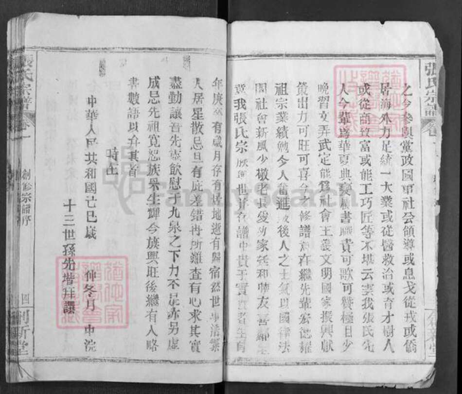 湖北省武汉市新洲区张氏创新堂族谱-张氏宗谱.pdf电子版预览图5