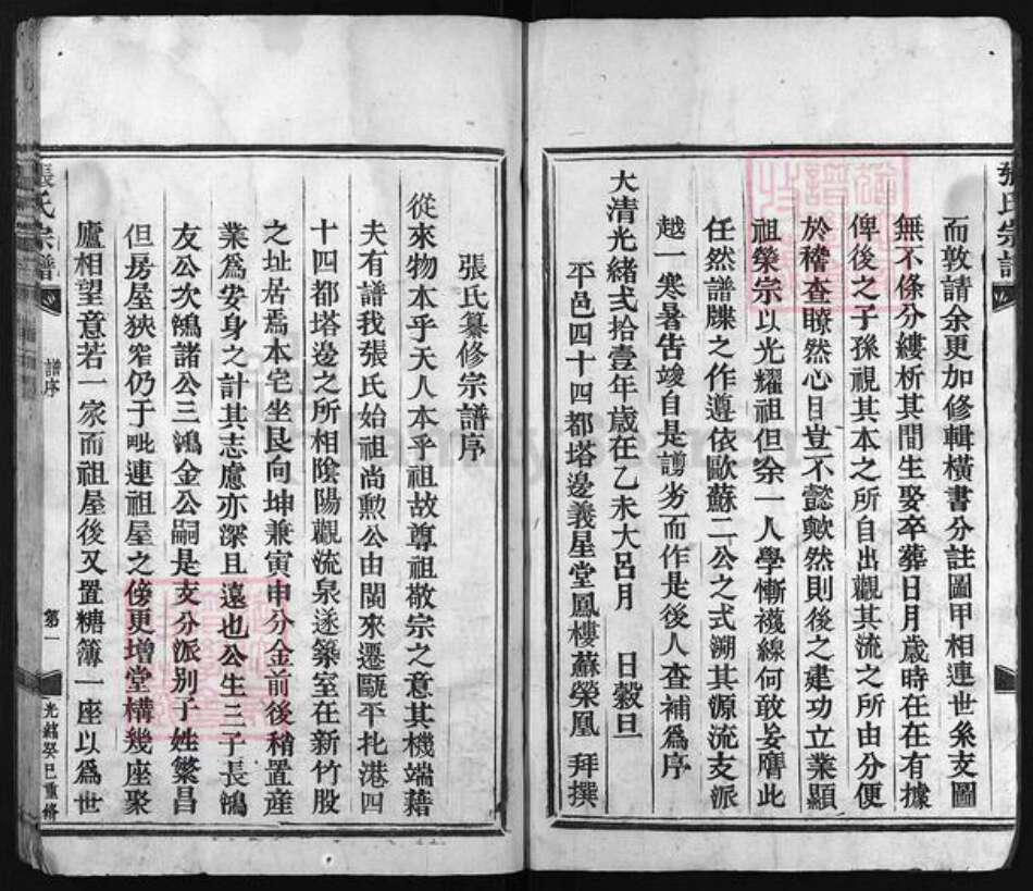浙江省温州市平阳县张氏族谱-张氏宗谱 [不分卷].pdf电子版预览图5