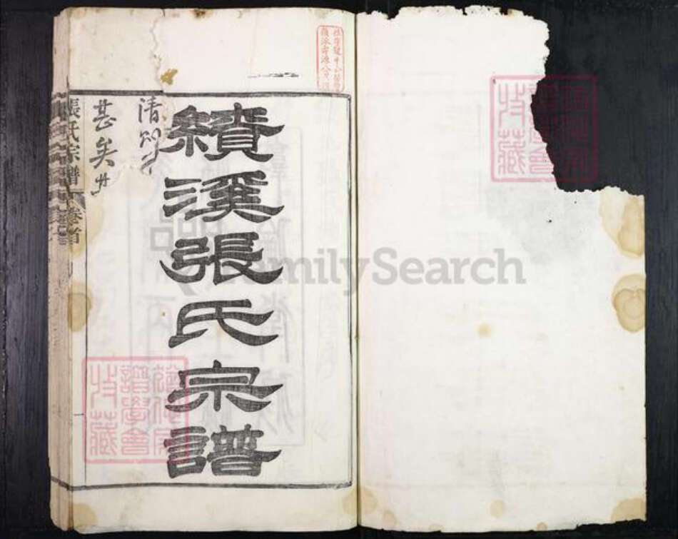 安徽省宣城市绩溪县张氏族谱-绩溪张氏宗谱.pdf电子版预览图1