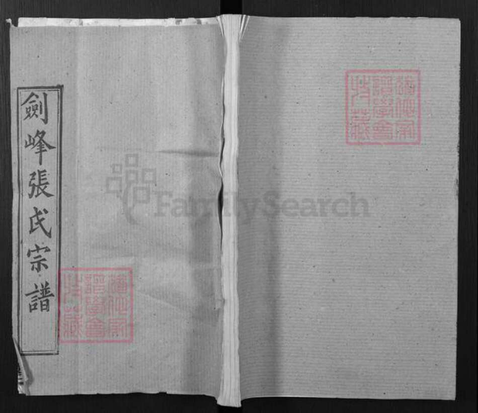 湖北省武汉市新洲区张氏二铭堂族谱-剑锋张氏宗谱.pdf电子版缩略图