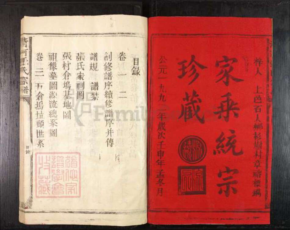 江西省上饶市上饶县张氏族谱-清河张氏宗谱.pdf电子版预览图1