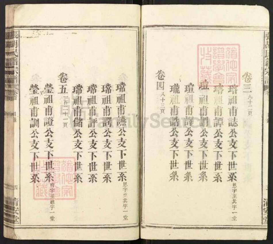 湖北省黄冈市黄梅县濯港镇张氏清安堂族谱-张胡籍氏宗谱.pdf电子版预览图4