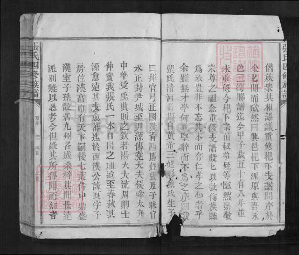 江西省抚州市南丰县江西省赣州市兴国县鼎龙乡张氏族谱-张氏四修族谱.pdf电子版预览图3