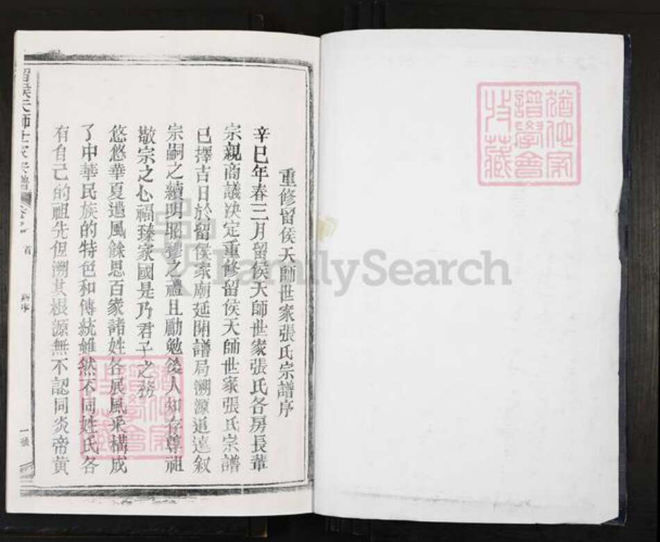 江西省宜春市靖安县江西省鹰潭市贵溪市张氏族谱-留侯天师世家宗谱.pdf电子版预览图1