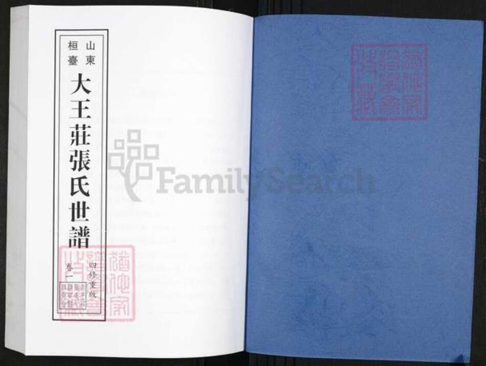 山东省淄博市桓台县张氏族谱-张氏世谱[2卷].pdf电子版预览图1