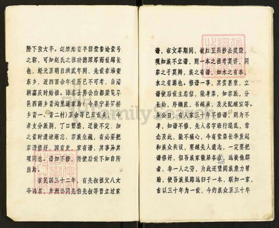 江苏省盐城市阜宁县罗桥镇赵氏半部堂族谱-赵氏支谱.pdf电子版预览图2