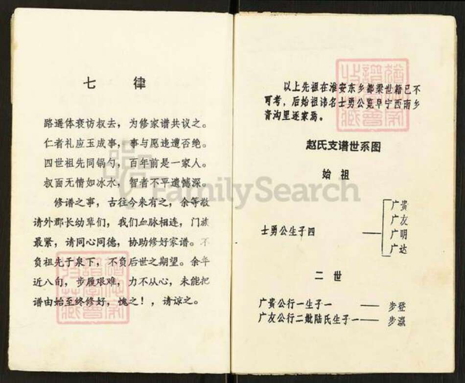 江苏省盐城市阜宁县罗桥镇赵氏半部堂族谱-赵氏支谱.pdf电子版预览图5