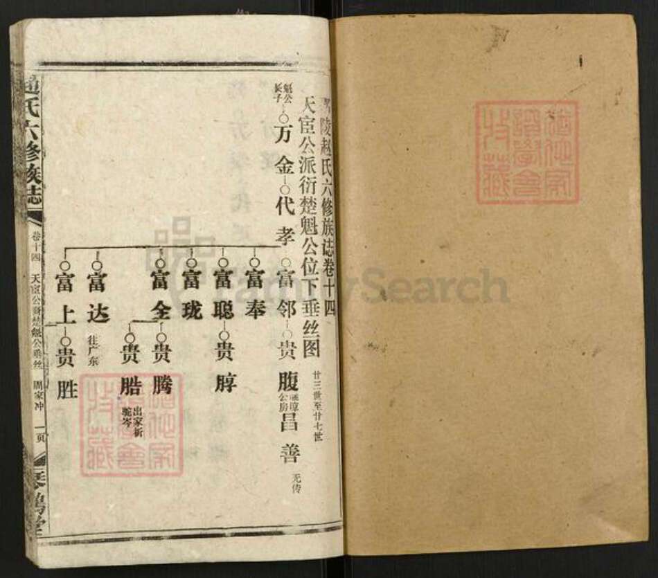 湖南省邵阳市赵氏琴鹤堂族谱-邵陵赵氏六修族谱.pdf电子版预览图1