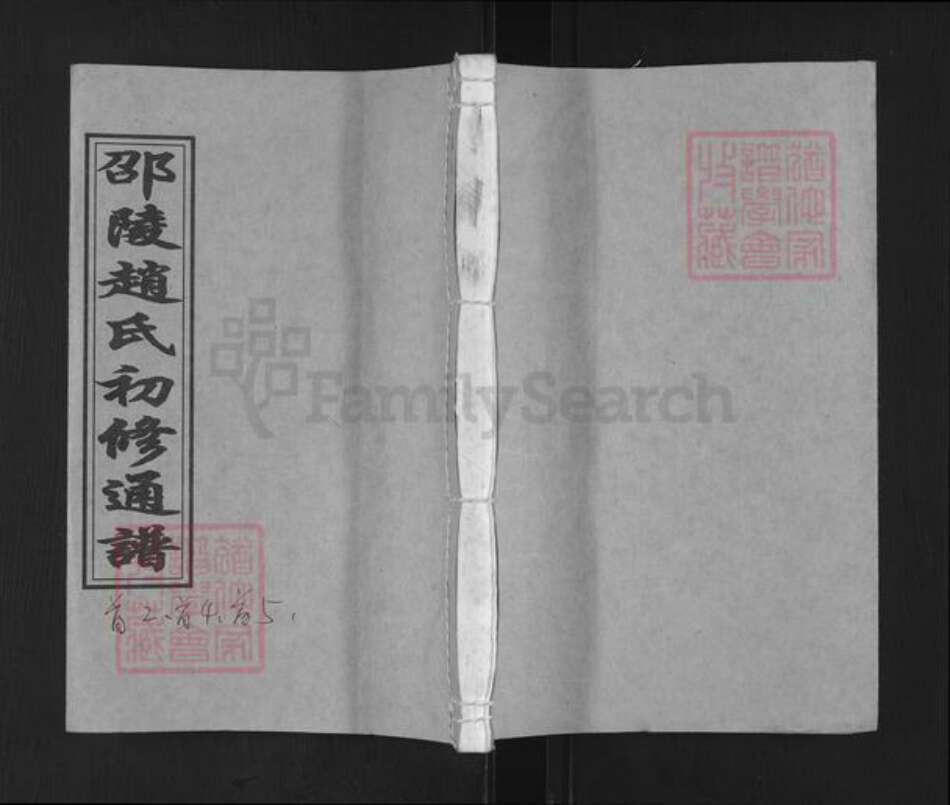 湖南省邵阳市赵氏琴鹤堂族谱-邵陵赵氏初修通谱.pdf电子版缩略图