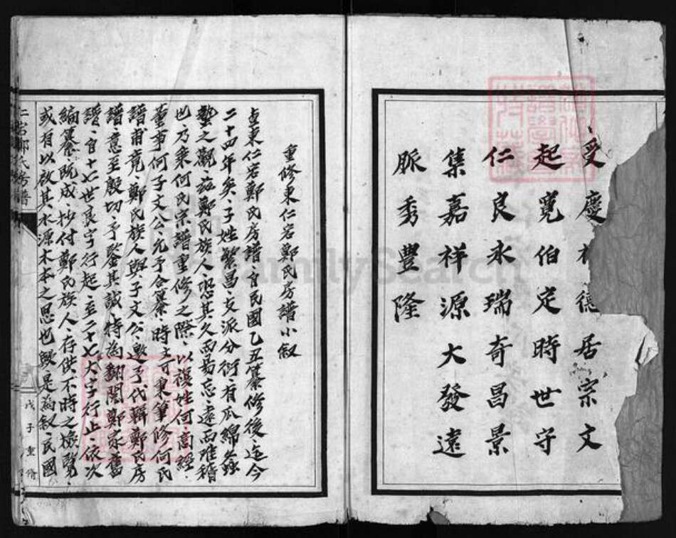 浙江省温州市乐清市郑氏族谱-东仁宕郑氏房谱 [不分卷].pdf电子版预览图3