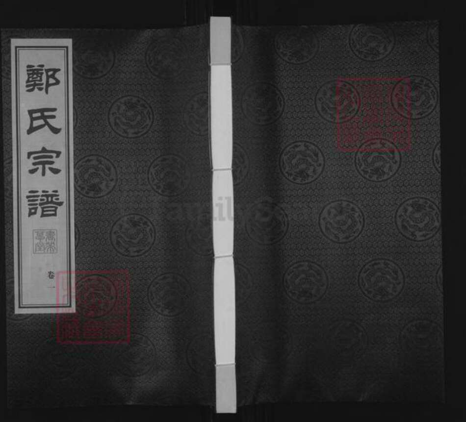 江苏省无锡市惠山区阳山街道郑氏书带草堂族谱-郑氏大统宗谱.pdf电子版缩略图