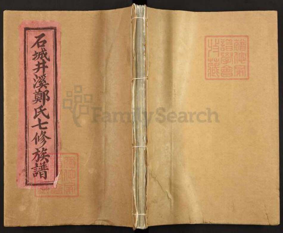 江西省赣州市石城县郑氏族谱-石城井溪村郑氏七修族谱.pdf电子版缩略图