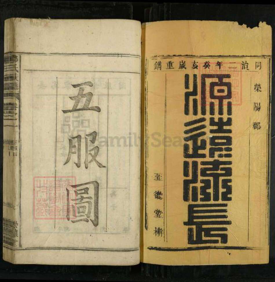 安徽省安庆市怀宁县郑氏崇让堂族谱-郑氏族谱.pdf电子版预览图1