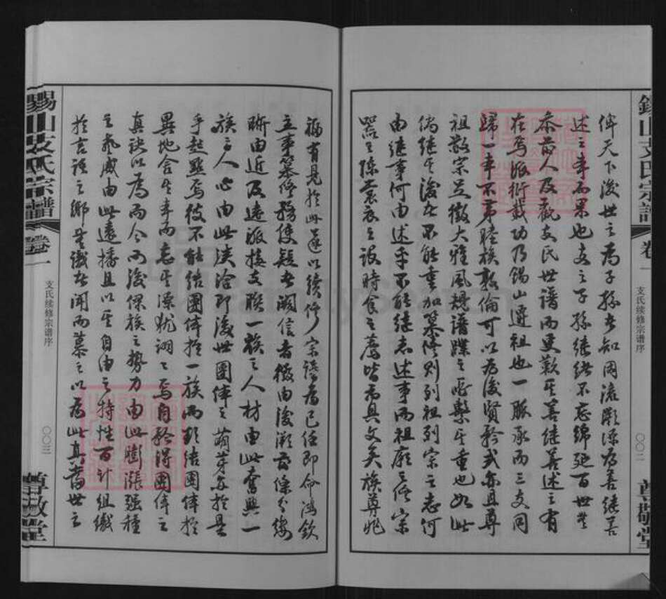 江苏省无锡市锡山区支氏尊敬堂族谱-锡山支氏宗谱.pdf电子版预览图4