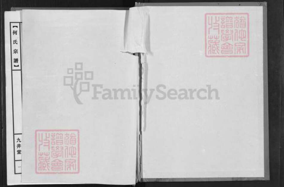 湖北省中国, 江西省 – 族谱氏族谱-何氏宗谱.pdf电子版预览图1