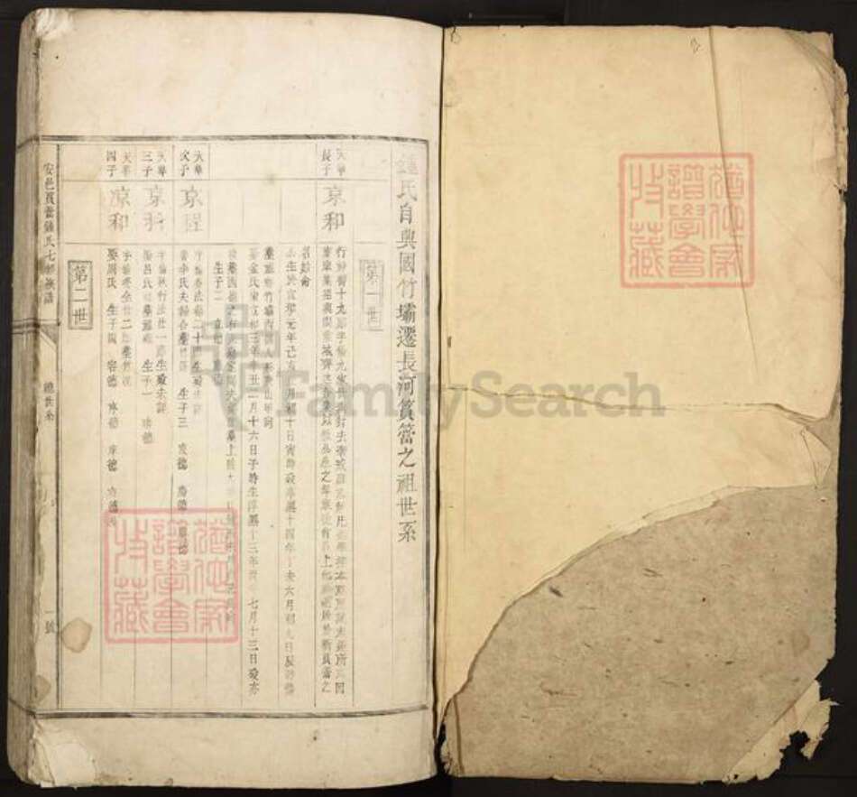 江西省赣州市安远县长沙乡钟氏族谱-安邑筼筜钟氏七修族谱.pdf电子版预览图1