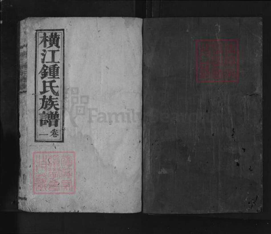 湖南省郴州市汝城县卢阳镇钟氏族谱-横江钟氏族谱.pdf电子版预览图1