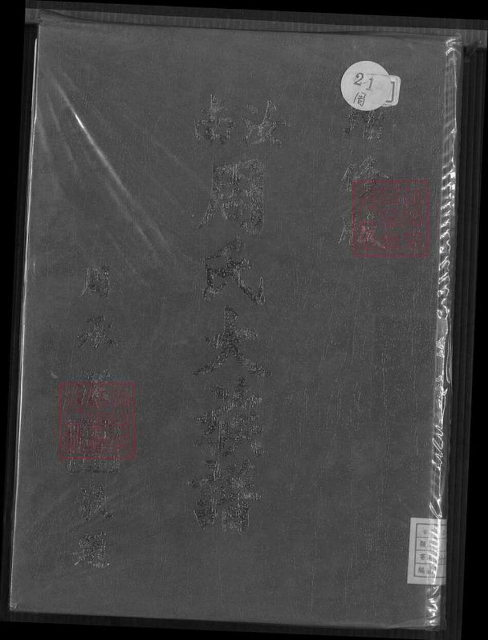 台湾周氏爱莲堂族谱-汝南周氏大族谱.pdf电子版缩略图