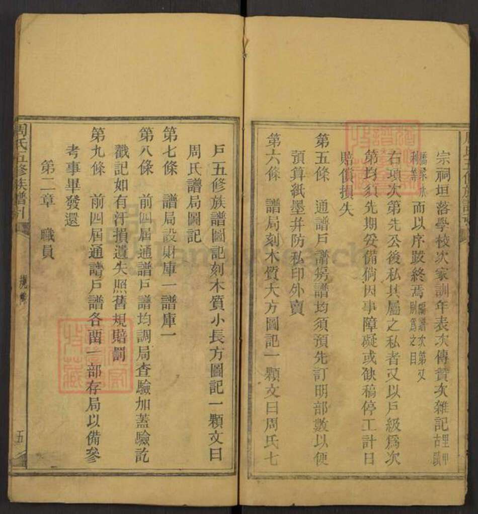 湖南省邵阳市隆回县高平镇周氏族谱-周氏五修族谱引.pdf电子版预览图5