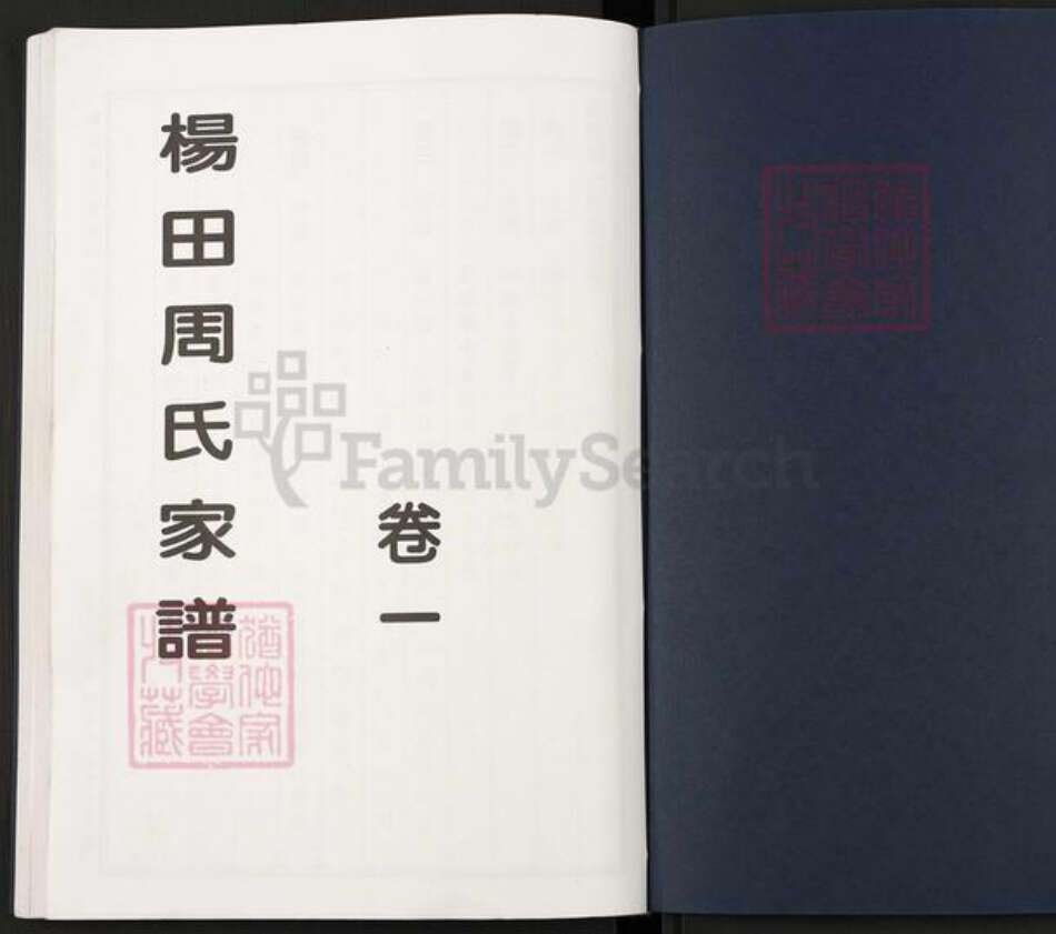 浙江省金华市浦江县周氏族谱-杨田周氏家谱.pdf电子版预览图1