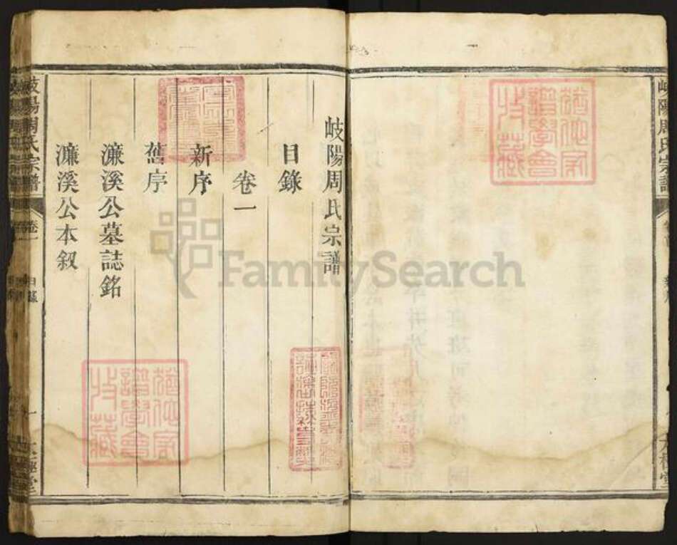 江西省上饶市广丰区洋口镇周氏太极堂族谱-岐阳周氏宗谱.pdf电子版预览图4