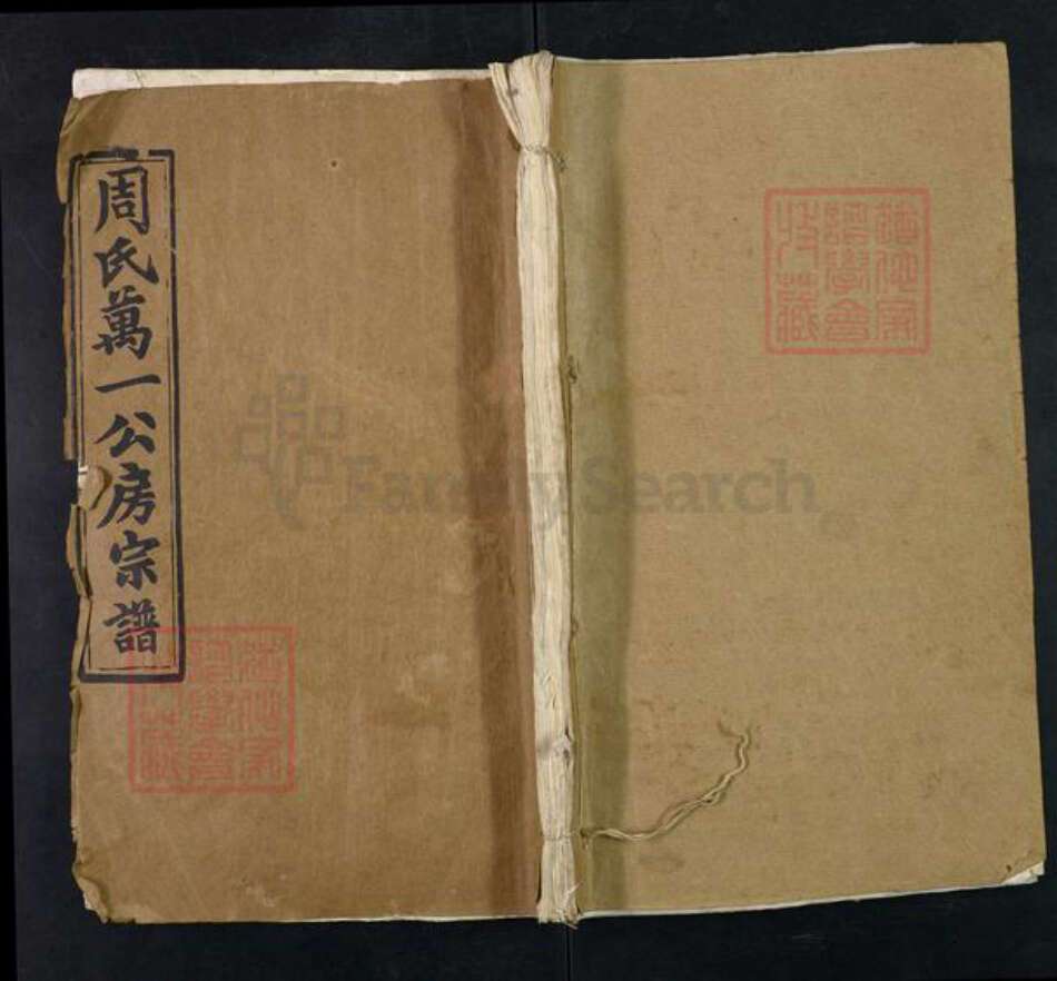 湖北省黄冈市罗田县周氏亲亲堂族谱-周氏万一公房宗谱.pdf电子版缩略图