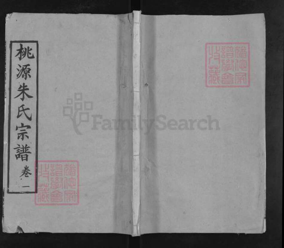 湖北省武汉市新洲区朱氏清源堂族谱-桃源朱氏宗谱.pdf电子版缩略图