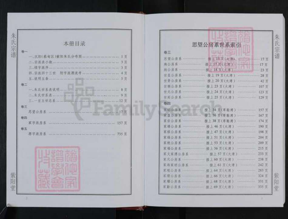 湖北省武汉市蔡甸区朱氏紫阳堂族谱-朱氏宗谱.pdf电子版预览图3