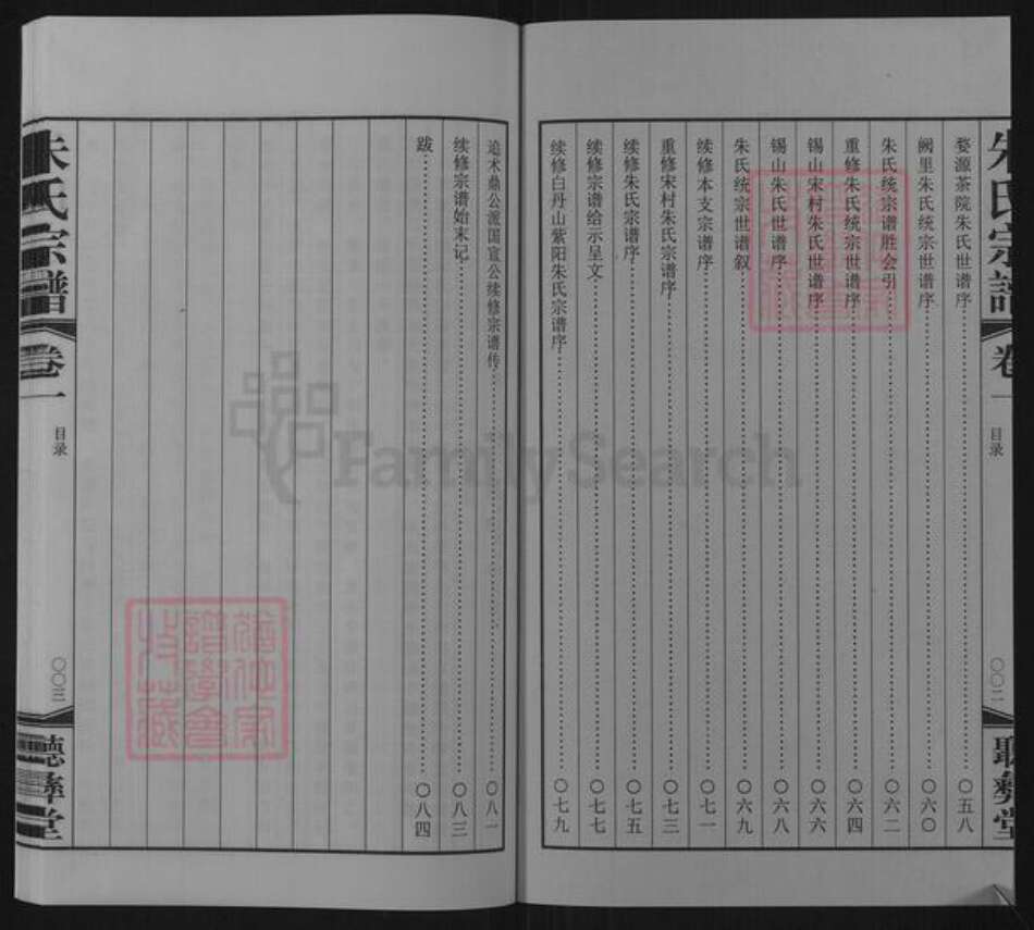 江苏省无锡市江阴市顾山镇朱氏听彝堂族谱-紫阳朱氏宗谱.白水龙四房巷南唐庄支谱.pdf电子版预览图3