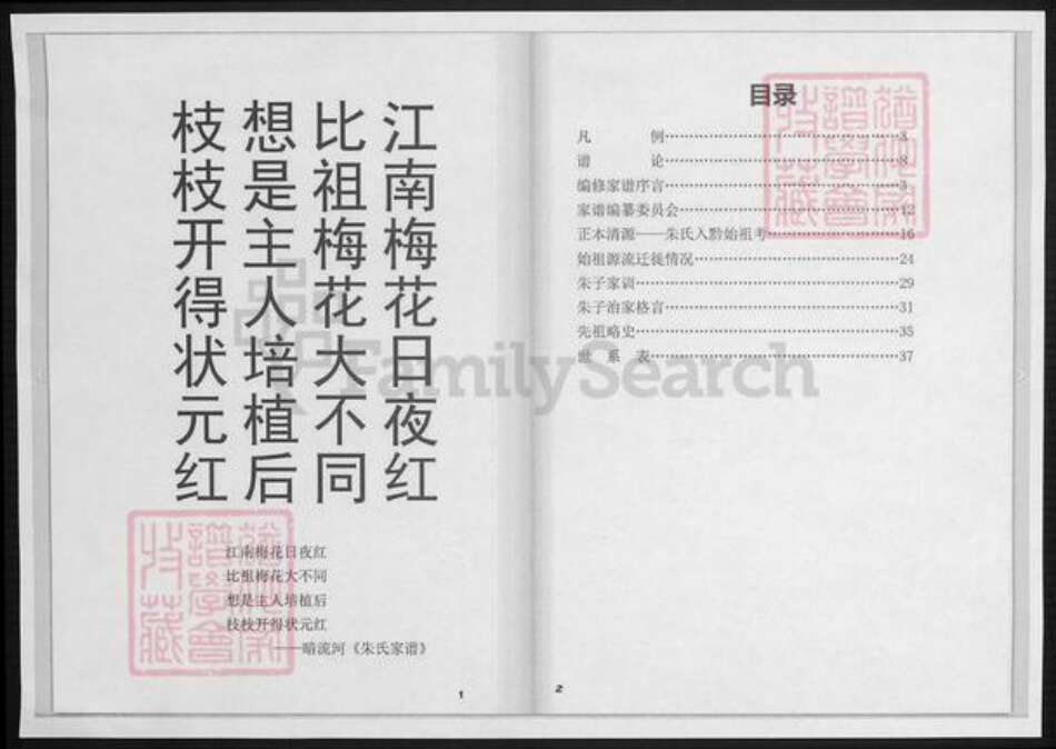 贵州省安顺市安顺清镇朱氏族谱-朱氏家谱.草稿.pdf电子版预览图1