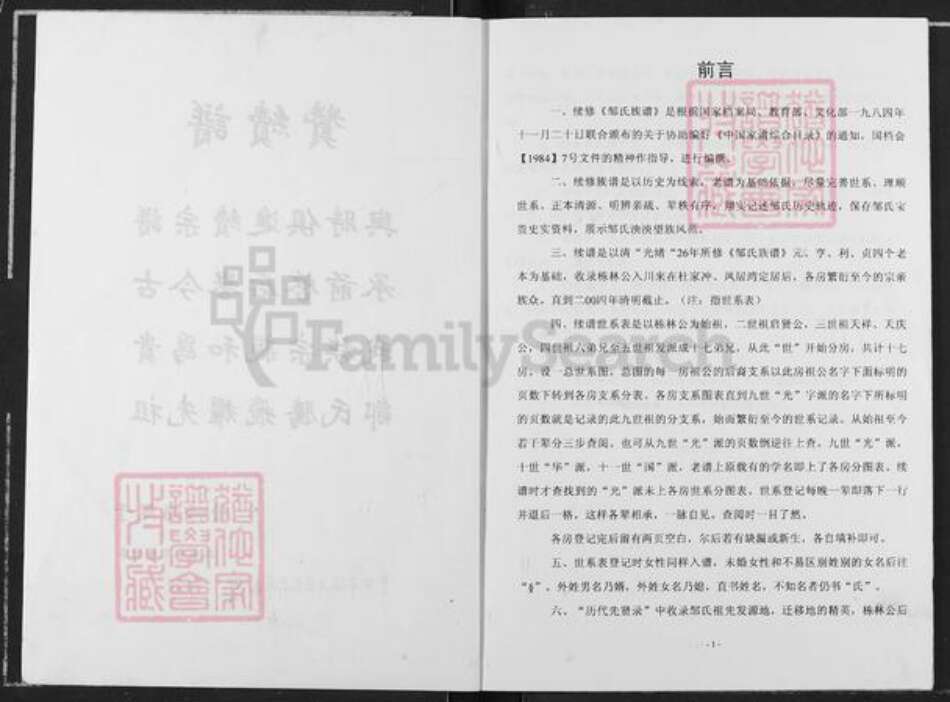 重庆市渝北区邹氏族谱-邹氏宗谱.pdf电子版预览图2