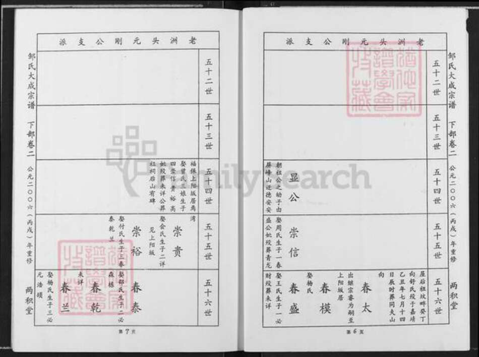 湖北省黄冈市武穴市邹氏两积堂族谱-邹氏大成宗谱.pdf电子版预览图4