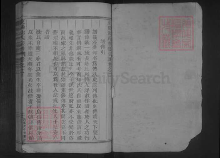 浙江省金华市东阳市沈氏族谱-东阳沈氏宗谱.pdf电子版预览图1