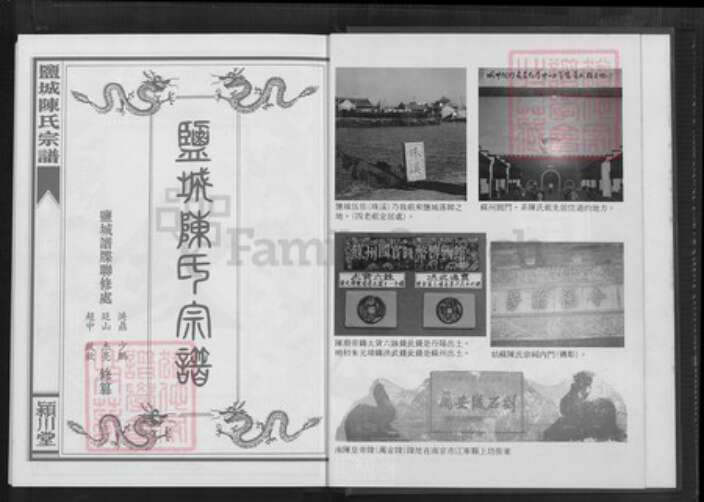 江苏省盐城市建湖县上冈镇陈氏颖川堂族谱-盐城陈氏宗谱.pdf电子版预览图3